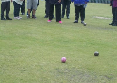 Mencap Doncaster Crown green bowling at Armthorpe BC